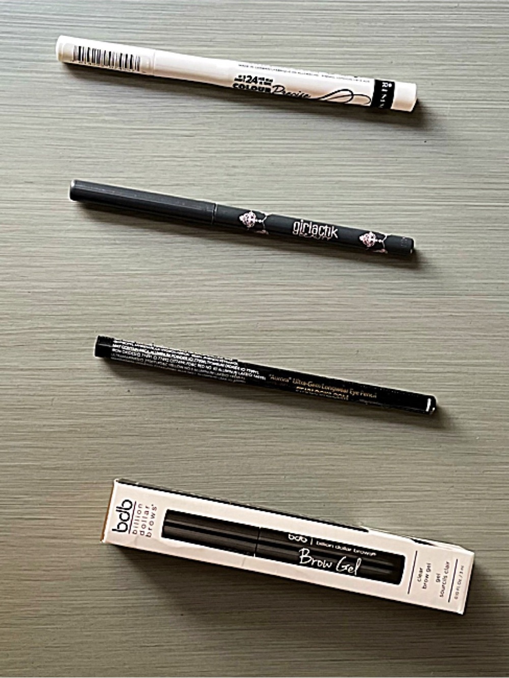 NEW LOT 4 Eyeliner Brows BUNDLE Rimmel Girlactik Billion Dollar Brows Starlooks